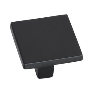 New Matte Black Metal Solid square Door Knobs for Home Dresser Door Cabinet Furniture Decorative <b>Kitchen</b> Wardrobe Handle Knobs - Product Image 1