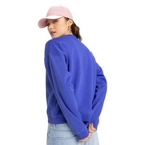 Gran oferta, venta al por mayor, sudadera gráfica de algodón de alta calidad para mujer, cuello redondo personalizado de gran tamaño con letras impresas para mujer - Product Image 5