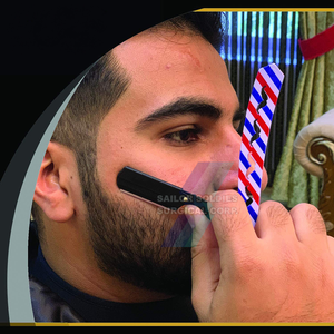 Rasoir de barbier de Salon de gorge à coupe droite enduit de papier de qualité professionnelle pour rasoir à lame unique de barbier avec Logo personnalisé - Product Image 6