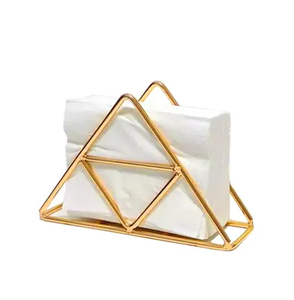 Brass Tissue Stand Classic Design <b>Wedding</b> <b>Table</b> Decoration <b>Table</b> New Arrival And Decorative Napkin Stand - Product Image 5