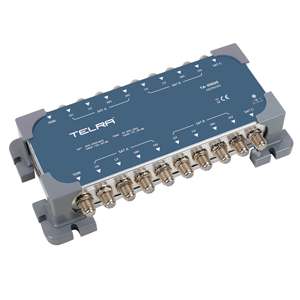 Amplificador de Señal CATV-SATV Telra de 10 Entradas, Alta Ganancia Ajustable TA-1020 - Product Image 3