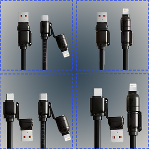 Cavo USB a Tipo C a Spirale per Auto da 240W, Ricarica Rapida, Nuovo di Zecca per Telefoni Cellulari, Uscita DC - Product Image 3