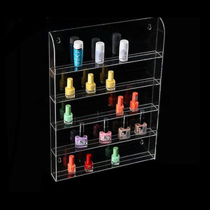Présentoir en acrylique à 6 couches Organisateur de rangement de bureau polyvalent pour vernis à ongles Huiles essentielles Porte-encre Support de table amovible - Product Image 1