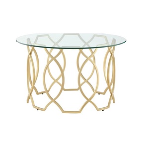 Meubles de maison, accessoires décoratifs, table basse en aluminium, finition noire, table d'appoint décorative en métal pour chambre à coucher - Product Image 5