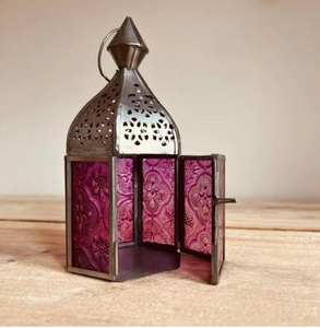 High Demand Decorative Iron And <b>Glass</b> <b>Lanterns</b> For Wedding Birthday Easter - Product Image 4