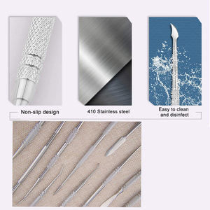 Juego de 12 Cuchillos de Metal de Doble Punta para Tallar, Grabar, Cerámica, Joyería Dental, por SurgiRight - Product Image 3