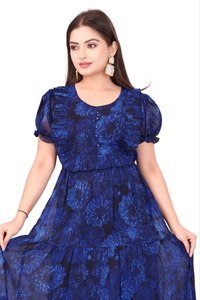 เปิดตัวชุดเดรสยาวทรงลำลองผ้าจอร์เจตต์ทันสมัยจาก Radhe Exports พร้อมคุณสมบัติแห้งเร็วสำหรับทุกฤดูกาล - Product Image 3