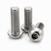 Produsen Sekrup Kepala Tombol Presisi Khusus 316L 304 Stainless Steel Tebal Berkepala Heksalobular untuk Peralatan Pengisian Aseptik