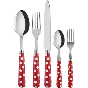 Giá tốt nhất thép không gỉ Flatware Sản xuất tại Ấn Độ mạ bạc Hoàng Gia Phương Tây thiết lập dao kéo cho các bên