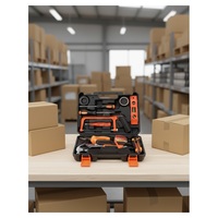 Ensemble d'outils à main pour la maison, 12 pièces, kit d'outils de réparation portable avec étui de transport en plastique