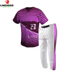 Conjunto de uniforme de béisbol de poliéster 100% personalizado de alta calidad transpirable con logotipo personalizado - Product Image 1