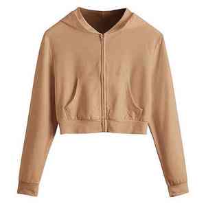 Sudadera corta personalizada para mujer, hecha con material de primera calidad que ofrece comodidad, calidez y un estilo casual a la moda. - Product Image 1