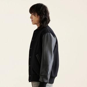 Chaqueta universitaria clásica unisex-Diseño cómodo y elegante, ideal para uniformes de equipo y ropa informal diaria - Product Image 3