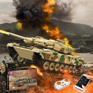 รถถังบังคับวิทยุ Leopard 2 ของเล่นสนุกๆ สำหรับเด็กและผู้ใหญ่ - Product Image 2