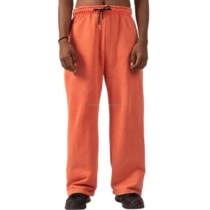 Diseño holgado para hombre de gran tamaño de peso pesado 100% algodón forro polar cordón recinto bolsillos profundos Casual - Product Image 1