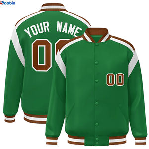 Chaqueta Deportiva de Béisbol con Bordado Personalizado de Alta Calidad, Chaqueta de Moda para Hombre, Talla Grande - Product Image 2