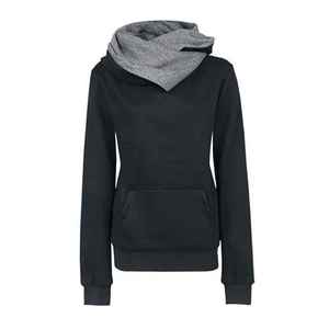 Sweat à capuche personnalisé pour femme, hiver, décontracté, coton lourd, col cheminée, chaud et doux, disponible en plusieurs couleurs et motifs - Product Image 6