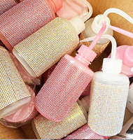 Bouteille de lavage de tatouage en plastique Lash Water Squeeze Bottle Large Liquid Squirt Bottle Succulent Arrosoir avec écailles à bouche étroite