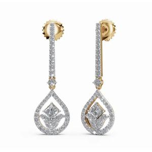 Pendientes de Diamantes en Forma de Lágrima Radiantes Elysian de Oro de 18 Quilates de Alta Calidad, Joyería de Corte Redondo Cultivada en Laboratorio, Exportación al por Mayor de Lujo B2B - Product Image 5