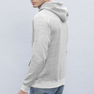 Basics Pull uni de haute qualité pour hommes Mélange spandex/polyester Sweats à capuche coupe régulière Imprimé personnalisé Vos logos Printemps - Product Image 5