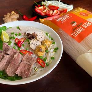 Fideos Vermicelli Finos Secos Hechos 100% con Arroz Vietnamita Limpio, Paquete Familiar, Sin Químicos, Empaque Atractivo, Muestras Gratis - Product Image 2