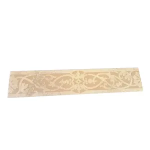 Renaissance Beige Fascia Bordure de Carrelage Décoratif Boîte 4X20 pour Sol de Douche et Dosseret-Accessoires Carrelage Premium - Product Image 1