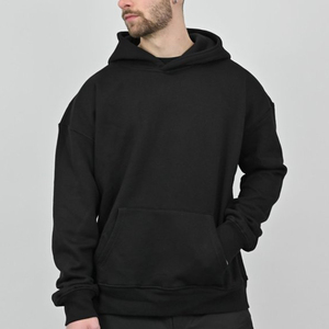 Nouveau sweat à capuche oversize pour homme tendance pour l'hiver avec logo personnalisé 100% coton molleton coupe classique - Product Image 4