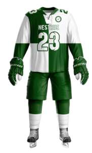 Conjunto de uniforme de hockey sobre hielo personalizado para equipo de hombres jóvenes sublimado transpirable de secado rápido ropa deportiva de entrenamiento - Product Image 2