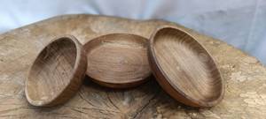 Handmade <b>Walnut</b> Wood Bowl Set of 3 Premium Bowls for Snacks Dried Fruits and Home Decor Elegant Brown Texture - Product Image 2