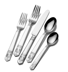 Gran Venta de cubiertos de plata pulida juego de cubiertos hecho a mano hogar cocina boda cuchara tenedor cuchillo para Decoración de mesa - Product Image 6