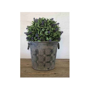 Nouveaux jardinières décoratives de Style classique en métal jardinière en forme de seau avec poignées en corde jardinières décoratives d'intérieur pour la maison - Product Image 6