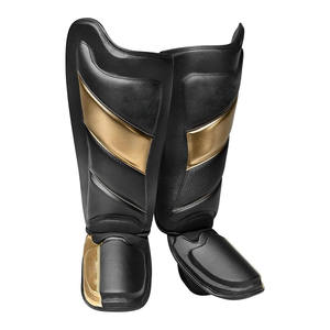 Protections de tibia en cuir véritable, respirantes, en néoprène, avec logo personnalisé, protection de sécurité complète - Product Image 1