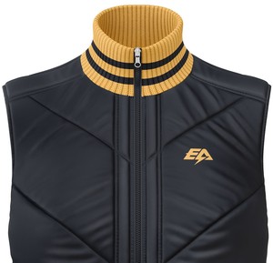 Chaleco de invierno sin mangas lavable cortavientos de alta calidad para hombre, chaqueta universitaria impermeable de poliéster 100% - Product Image 4