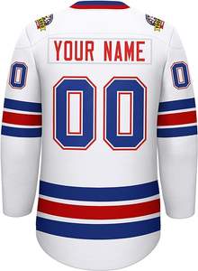 Venta caliente de alta calidad para hombre 2025 Mundo Junior Boy práctica liga de portero impresión por sublimación personalizada camisetas de hockey sobre hielo - Product Image 6