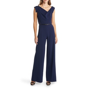 Tuta Nera Halo Eclipse Taglia 8 a Gamba Larga Stile Casual con Tessuto Stampato a Maglia per l'Estate - Product Image 1