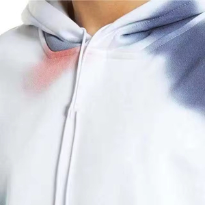 Sweat-shirts et sweats à capuche pour hommes de haute qualité, à fermeture éclair, surdimensionnés et amples, en molleton 100% coton biologique respirant - Product Image 3
