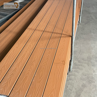 Revestimiento de Paneles de Pared Exteriores Modernos Impermeables de PVC WPC para Uso Doméstico y de Entretenimiento