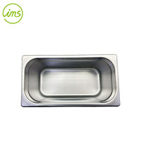 IMS 1/3 Größe Silber Edelstahl Gastronorm Buffet-Server Warmhaltebehälter 6-5/8 Quart Fassungsvermögen Maßgefertigt für Restaurants