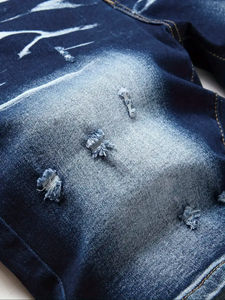 Fabricant personnalisé de shorts en jeans tendances de haute qualité pour hommes vente en gros de shorts en jeans haute qualité à logo personnalisé - Product Image 2