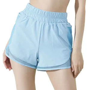 2 in1スカートパンツ女性カスタムアクティブヨガタイツフィットネス2層ワークアウトジムレギンスポケット付き