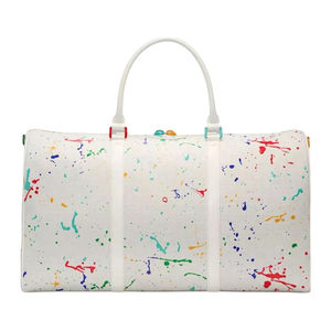 Large Capacity Waterproof <b>Weekender</b> Duffel <b>Bag</b> with Polyester Lining Shoulder Strap for Sports & <b>Travel</b> Outdoor Use - Product Image 4