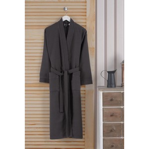 Bata de Baño Varol Dama Serie Clásica con Cuello Kimono, Suave y Transpirable de Modal, Bata de Mañana con Cintura Elástica y Estampado Animal para Dormir - Product Image 5