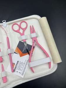 Wholesale Professional Eco-Friendly Premium Quality Surgical Grade Stainless Steel Reusable Human Hair Extension Pliers <b>Tools</b> - Product Image 3