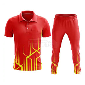 Maillot uniforme de Cricket à sublimation à séchage rapide uniformes de conception de Kit de Cricket de meilleure qualité couleur personnalisée - Product Image 4