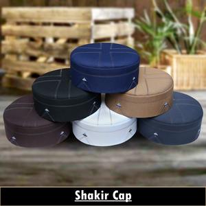 High Quality Polyester Cotton Namaz Topi Custom Logo Designed Islamic Prayer Hat Turkish Traditional Muslim <b>Accessory</b> Autumn - Product Image 2