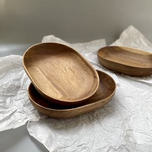 Vente chaude bol en bois d'acacia écologique fabriqué au Vietnam bols de pâte de service de salade de fruits en bois d'acacia - Product Image 5