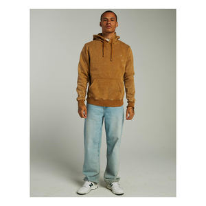 เสื้อฮู้ดแขนยาวสำหรับผู้ชายเสื้อฮู้ดปักลายเสื้อสวมหัวเปิดไหล่ตกสำหรับฤดูหนาว - Product Image 4