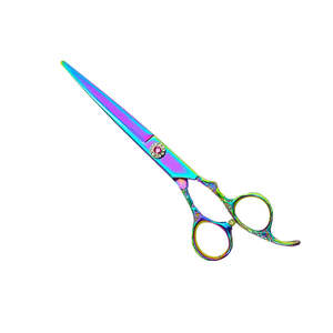 Tijeras de color titanio para peluquería en acero inoxidable, tamaño personalizado y diseño, tijeras para cortar cabello, tijeras para cortar cabello - Product Image 4