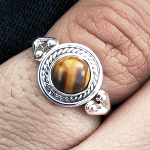 Anillo de piedras preciosas de Plata de Ley 925 con ajuste de bisel fino para mujer para bodas, cumpleaños, fiestas, joyería al por mayor para - Product Image 2