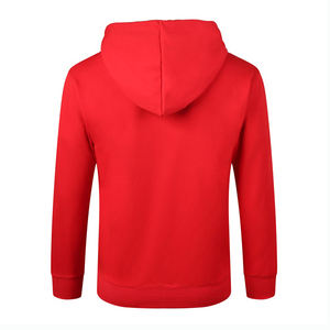 Sweat à capuche brodé sur mesure Fabricant col rond uni 100% coton Sweat à capuche zippé pour hommes - Product Image 5